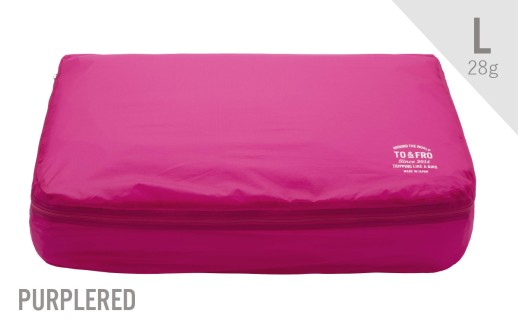 【TO&FRO】軽すぎるポーチ ORGANIZER AIR【Lサイズ・パープルレッド】