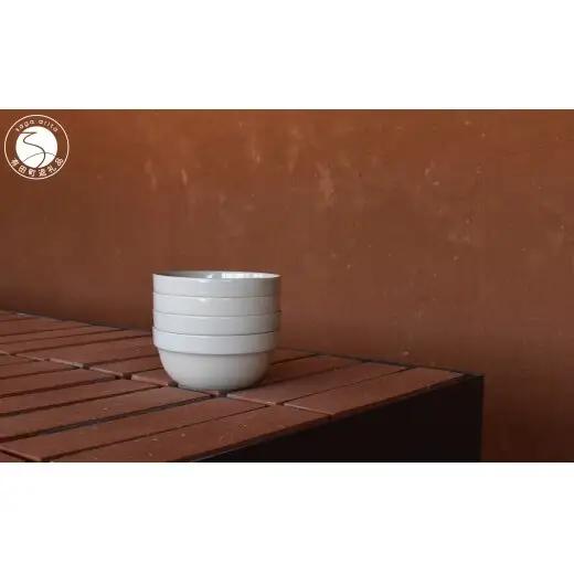 1616/ CMA Stack Deep 105 Earth Grey 4個セット【1616/arita japan】有田焼 セシリエ・マンツ 北欧 デンマーク 食器 器 うつわ ボウル 小鉢 グレー シンプル スタッキング シック モダン ギフト eb044