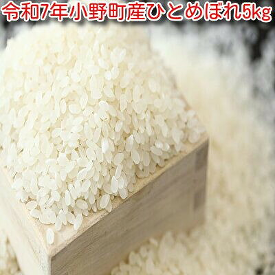 【ふるさと納税】【新米】令和7年小野町産ひとめぼれ5kg　精米【1691820】