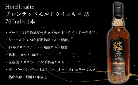 Hotelli aalto ブレンデッドモルトウイスキー 結 KBG002