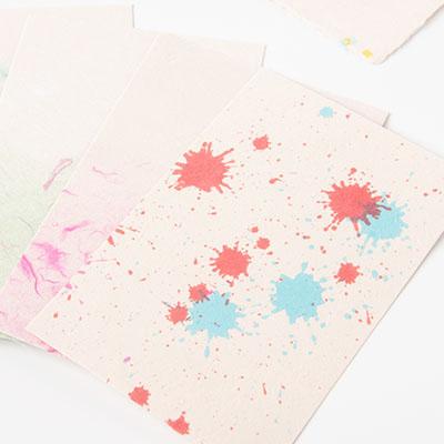 ふるさと納税 東秩父村 【東秩父村】和紙の里御朱印帳と手漉きはがきセット |  | 01