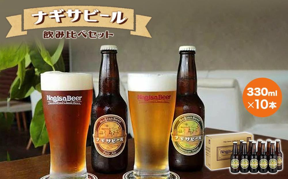 
ナギサビールの定番商品2種（330ml×10本）飲み比べセット
