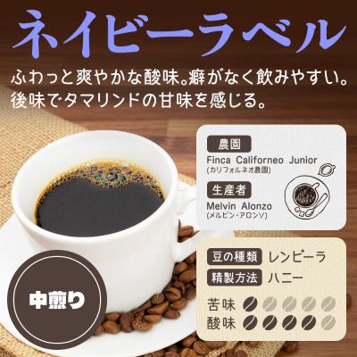 ふるさと納税 滑川町 ホンジュラスコーヒー 焙煎豆 200g 中挽き【ネイビー】|19_pun-010101be |  | 01