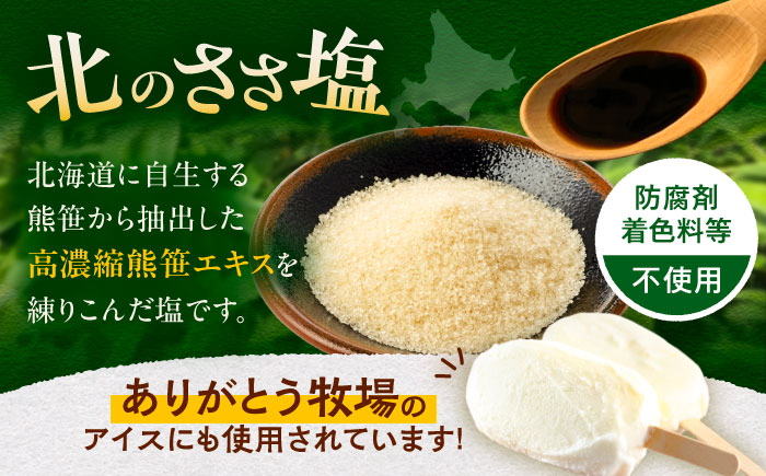 北のささ塩 Aセット（北のささ塩100g×2袋・SIO75g×2本・BBQ75g×2本）《足寄町》【株式会社北のささ】塩 しお ソルト 卓上 黒コショウ 料理 調味料 おにぎり アウトドア 北海道産 