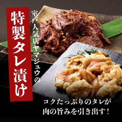 ふるさと納税 室戸市 ヤマジュウの特選タレ漬け!牛ハラミ肉1kg&国産牛ホルモン600g |  | 01