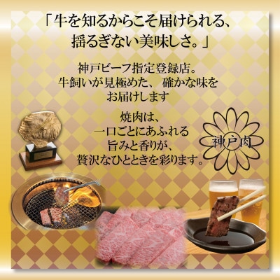 神戸牛 焼肉用 かた・もも 500g AGY2 【2026年4月より順次発送】【配送不可地域：離島】【1682438】