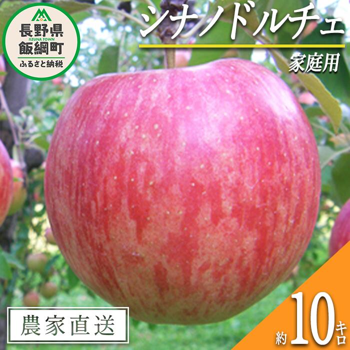 【ふるさと納税】 りんご シナノドルチェ 家庭用 10kg ヤマウラ農園 令和7年度収穫分 長野県 飯綱町 〔 信州 果物 フルーツ リンゴ 林檎 長野 予約 農家直送 〕発送時期：2025年9月中旬〜2025年9月下旬 {**}