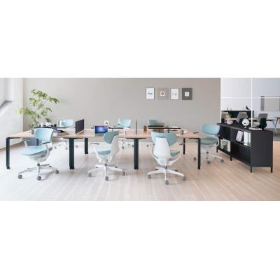 ふるさと納税 宮田村 コクヨチェアー　イング(ブラック・本体白)/ラテラル・ホワイト/フローリング用(Vキャスター) |  | 01