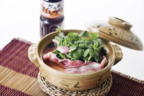 江津クレソン鍋&クレソンサラダセット 鍋2回分 サラダ1回分 ゴウツクレソン ベビーリーフ フルーツトマト まる姫ポーク ロース バラ 肩ロース かつおだしつゆ 胡麻ドレッシング 柚子醤油