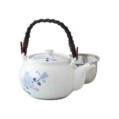 ふるさと納税 長崎県 【波佐見焼】600mlツル手付き土瓶型急須　辻が花　1 73470