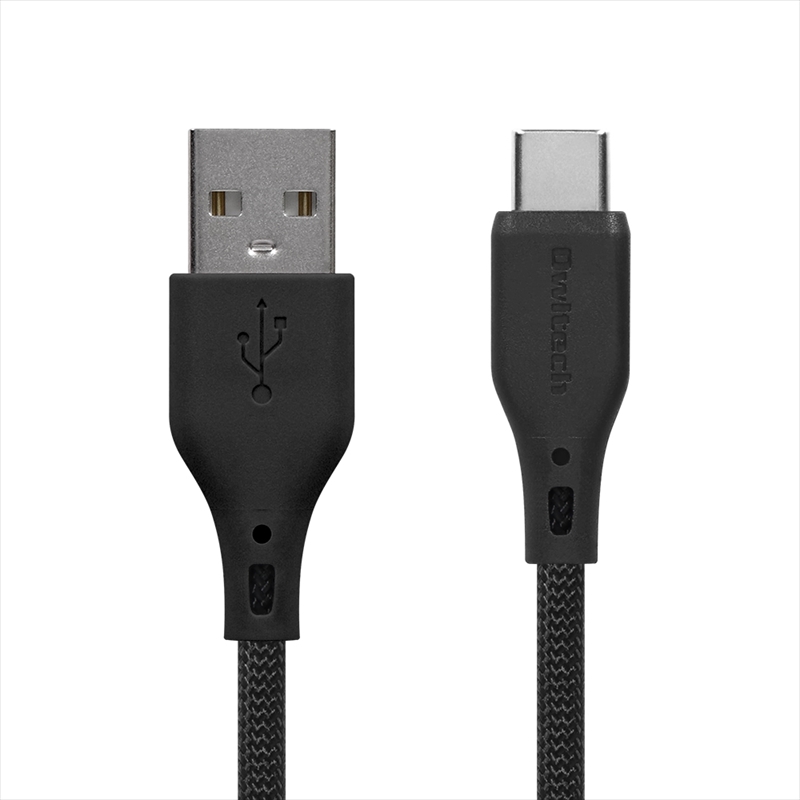 Owltech(オウルテック) 磁力でまとまる 急速充電3A／データ転送 USB Type-A to USB Type-C マグネットケーブル OWL-CBMGCA10-BK ブラック