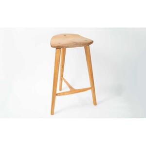 木の椅子展入選作のハイスツール｜ 椅子 いす