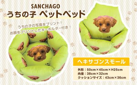 SANCHAGO うちの子ペットベッド　【ヘキサゴンスモール】 ｜ ペット ペット ペット ペット ペット 
