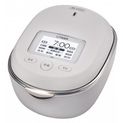 ふるさと納税 門真市 タイガー魔法瓶 土鍋圧力IH炊飯器 家電 JRX-S100WS ミストホワイト 5.5合炊き