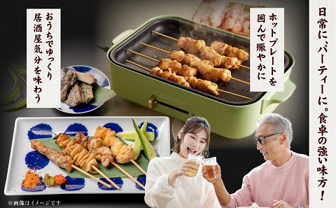 若鶏の焼き鳥セット5種(40本)バラエティーセット_M146-015