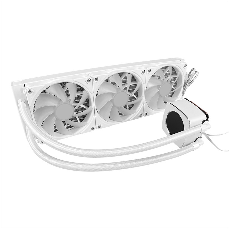 
            Owltech フルカラーLCD ARGB LED内蔵ヘッド搭載 360mmサイズ 水冷CPUクーラー OWL-LCS360ARGBL-WH 【 家電 PC CPU CPUクーラー 】
          