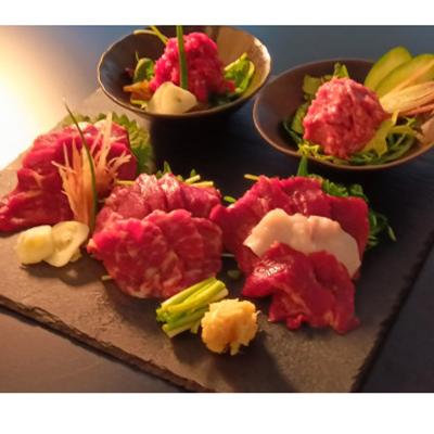 ふるさと納税 美里町 ヒロシのおすすめ!馬刺し5種スライスSE(美里町) |  | 01