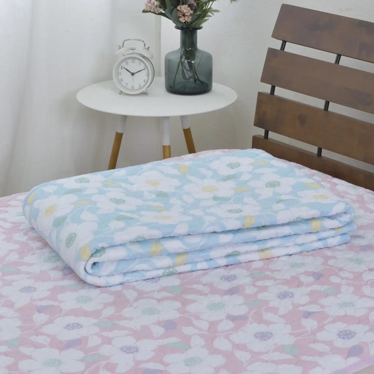 【夏の一押し】やわらかコットン 水洗い 敷パッド 1枚 【シングル】100×205cm SN-0717PS