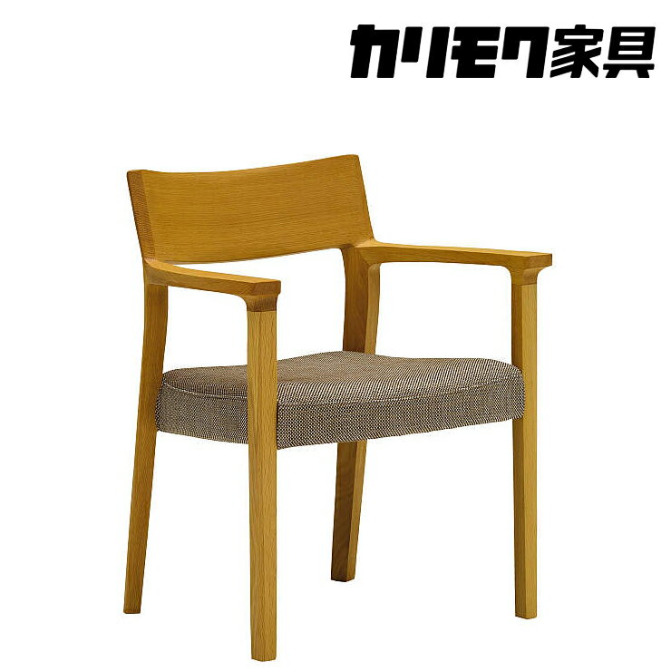 【ふるさと納税】カリモク家具『肘付 ダイニングチェア 』CU6110 [1108]|家具 国産 ダイニングチェア イス カリモク家具 椅子 食事椅子 ダイニングルーム 木製 選べる カラー 色 チェアー アームチェア 368000円