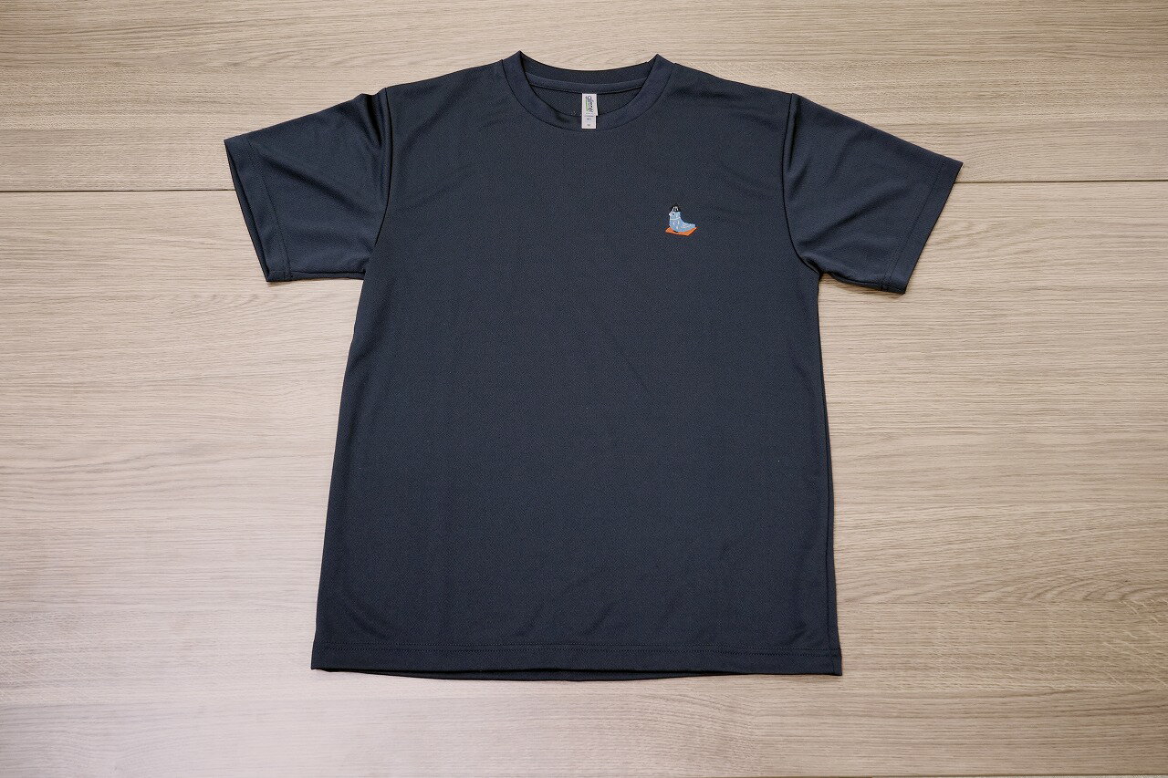 【ふるさと納税】A-37　上関海峡温泉「鳩子の湯」グッズ2点セットB（MOKUタオル、はとまるTシャツ）