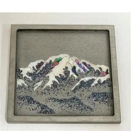 【高岡銅器】コースター立山_装飾品・工芸品     雑貨・日用品  キッチン用品 _【1566095】
