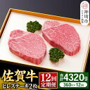 【ふるさと納税】ヒレステーキ180g×2枚×12回【佐賀牛ヒレ12回定期便】牛肉 お肉 黒毛和牛 ステーキ用 部位 赤身 ブランド牛 国産 BBQ バーベキュー ヒレ肉 高級 厳選 やわらかい ギフト お歳暮 プレゼント 取り寄せ グルメ お歳暮 御歳暮 贈り物 送料無料 A5 A4 H081145