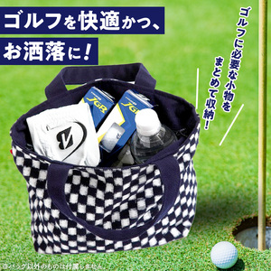 久留米絣ゴルフラウンドトートバック（IM）_久留米絣ゴルフラウンドトートバッグ（IM） 表地 取っ手 久留米絣 裏地 綿 100% 両サイド 内ポケット付き 片側のみ ファスナー ラウンドトートバッグ