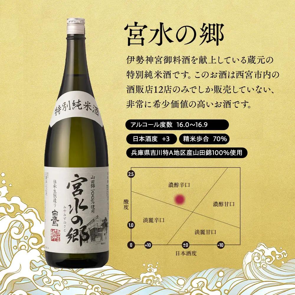 【日本酒】 白鷹 特別純米酒 宮水の郷 1.8L×2本  西宮市兵庫県