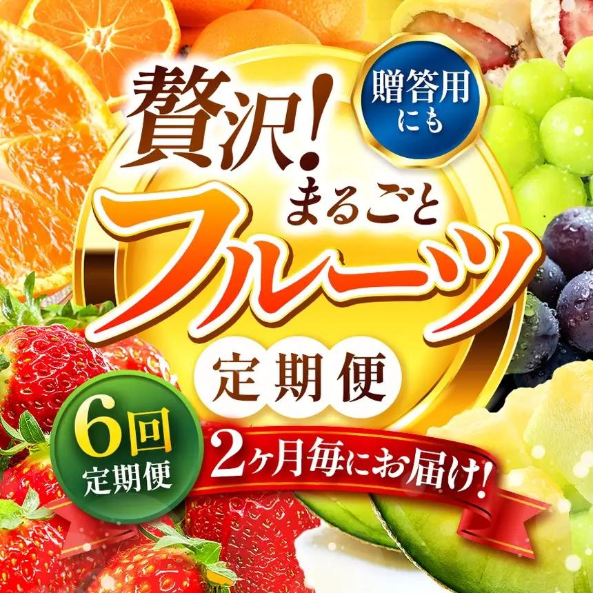 【 定期便 6回 】 2ヵ月毎にお届け！ フルーツ定期便！  高評価 （いちご みかん 不知火 スイカ ぶどう メロン シャインマスカット 梨 柿 アイス クレープ） 1年 フルーツ定期 フルーツ定期便 果物定期便 果物定期 定期便 フルーツ 果物 お試し 旬 取れたて  熊本県 玉名市