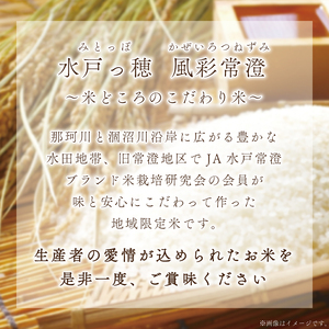 【3ヶ月定期便】【令和7年産】特別栽培米コシヒカリ「風彩常澄」計15kg（5kg×3回）【最高 ランク 特A コシヒカリ 水戸市 オリジナル ブランド 農林水産省大臣賞受賞 減農薬 減化学肥料 栽培 