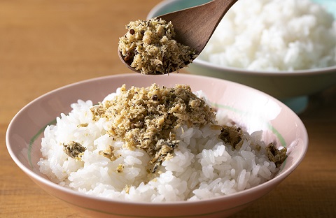 鮎塩焼きほぐし（45ｇ×2個）ごはんのお供に！（岐阜の清流「長良川」の鮎です）