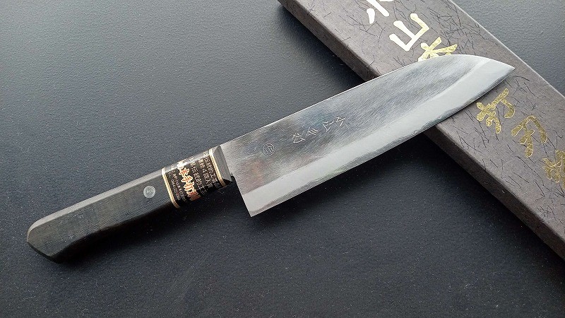 
                  28-335　小山本手打刃物　ステンレス割込文化包丁【熊本県伝統的工芸品】
                