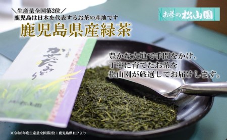 【鹿児島県産緑茶】かせだみどり（80g×5袋） お茶 茶葉 日本茶 緑茶 飲料 飲み物 ギフト 贈答用 国産 鹿児島県産