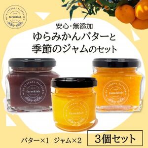 【安心・無添加】みかん農家がつくった「みかんバターと季節のジャム」のおいしい朝食セット(計3個入)【1528886】