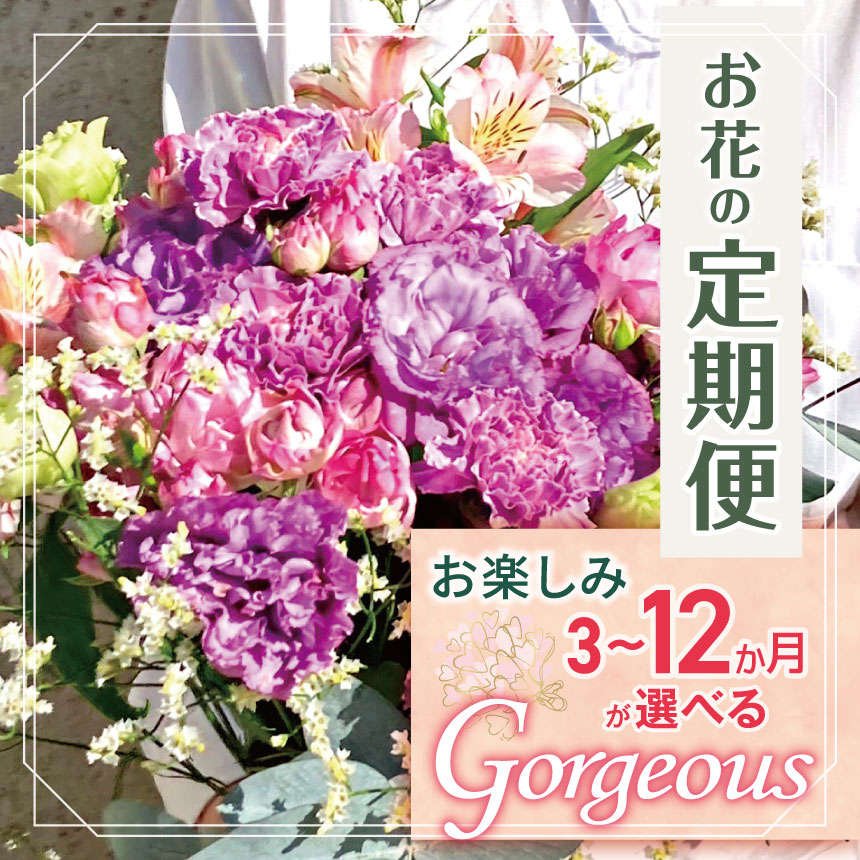 【ふるさと納税】定期便 選べる回数 お楽しみ！ お花 「Gorgeous」 | ブーケ タイプ 高さ45cm-50cm 本数15-20本 flower フラワー ふらわー 花 はな リトルシード インテリア 植物 定期 お任せ お見舞い ギフト お祝い 誕生日 親孝行 プレゼント贈り物 新鮮 調布 東京都