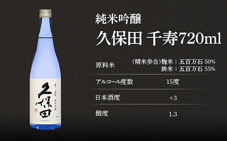 36-95A久保田 千寿 純米吟醸 720ml
