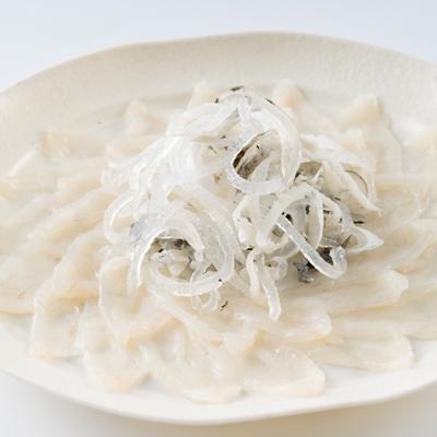 ふるさと納税 長門市 ふぐ刺身あらセット　1-2人前セット(ぽん酢・もみじおろし付き)冷凍 |  | 03