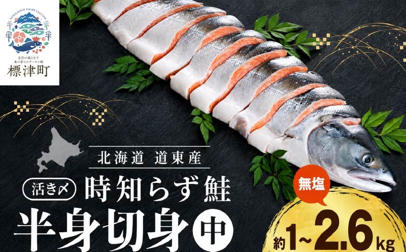 
                  時知らず鮭 切り身 (中)  (約 1kg ~2.6kg)  選べる 1~2セット 時知らず 北海道産 鮭 国産 半身 活き〆 人気 おすすめ 時鮭 さけ サケ しゃけ ときしらず トキシラズ 時しらず 時知らず鮭 冷凍 鮭 鮭刺身 冷凍鮭 無塩鮭 切り身鮭 切身鮭  小分け 時鮭 鮭切身 切身 無塩 サーモン 焼き鮭 ホイル焼き 刺身 鍋 魚介類 魚貝類 道東産 ふるさと納税鮭 北海道 標津町
                
