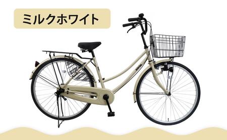 【エイリン】【組立済み発送】ファミリーサイクル26型 BD26E【ミルクホワイト】｜京都 自転車専門店 おしゃれ 人気 自転車 自転車 自転車 自転車 自転車