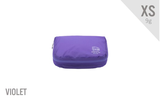 【TO&FRO】軽すぎるポーチ ORGANIZER AIR【XSサイズ・バイオレット】