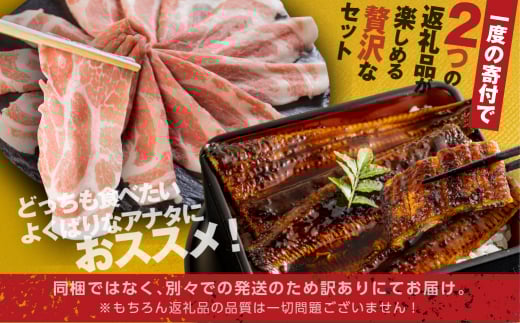 幻の青うなぎ＆田原ポークセット    食感・風味全てに自信のある最高のうなぎ