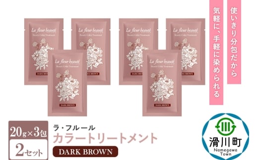 ラフルールカラートリートメントDB 20ｇ×3包 2セット