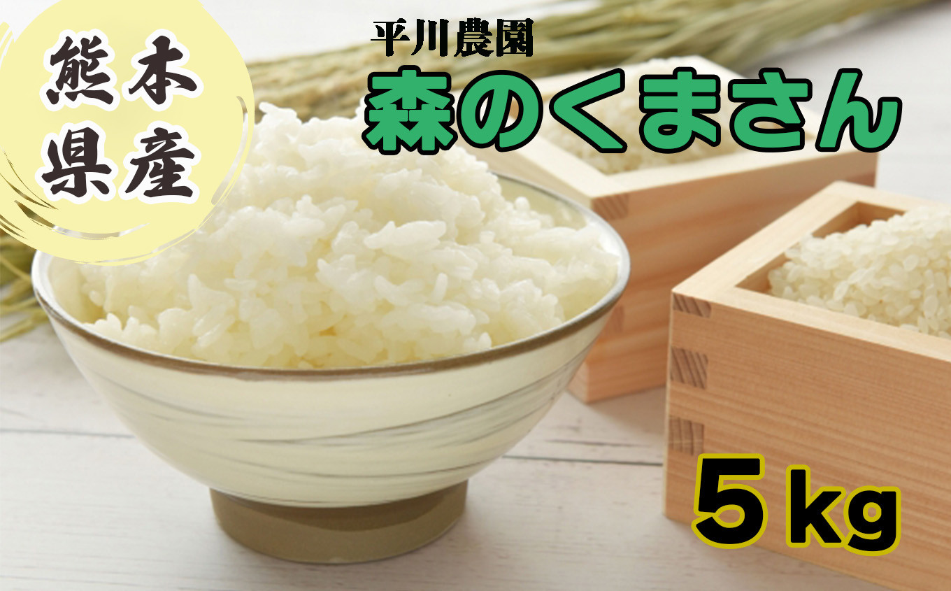 
                  米 森のくまさん 5kg | 米 こめ お米 おこめ 白米 精米 熊本県 玉名市
                