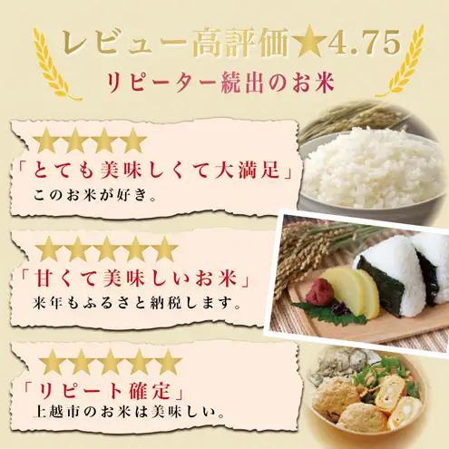 先行予約 定期便3回配送【10月より順次出荷※下旬配送】令和8年産 新潟県 上越市産 にじのきらめき 5kg （計15kg）白米 精米 送料無料 虹のきらめき 塩崎農場