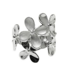 PT900「クローバー」幅広地金リング【 30206-1】