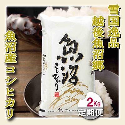 ふるさと納税 魚沼市 【毎月定期便】雪国逸品 精米2kg　越後魚沼郷 魚沼産コシヒカリ全12回