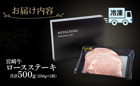 【期間・数量限定】宮崎牛ロースステーキ250g×2 合挽きハンバーグ100g×2個 合計700g 牛肉 ハンバーグ ステーキ