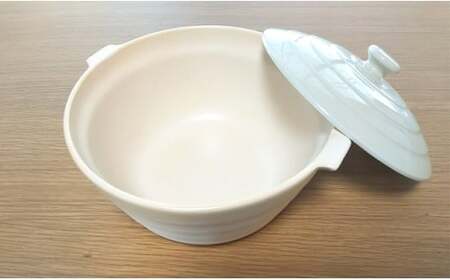 A20-86 有田焼 熱々のまま食卓へ「Only碗」（アイボリー）