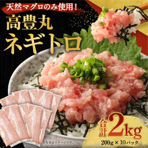 こだわり！ ネギトロ 【2.4ｋｇ（200ｇ×12パック）】 天然まぐろ使用 まぐろたたき 人気 室戸市