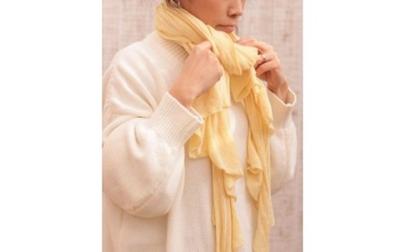 ストール 麻エアリーニットストール ( 蜜柑 ) | レディース ニット